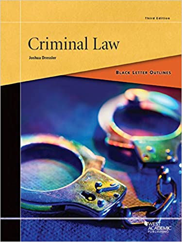 Black Letter Outline on Criminal Law (3rd Edition) - Epub + Converted Pdf